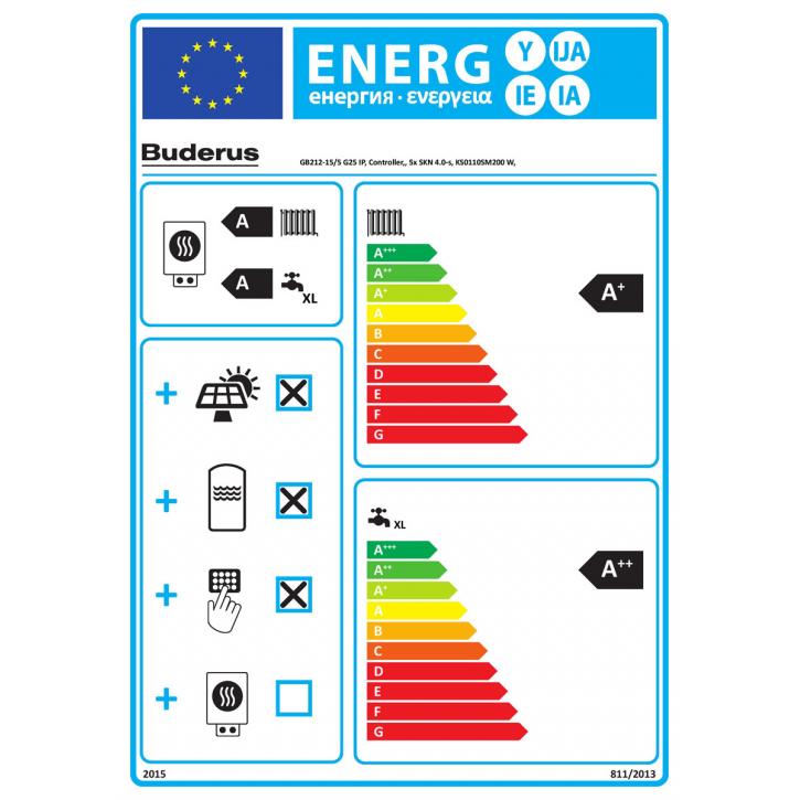 Buderus Logasys SL205 Gas Brennwert Kessel GB212 Speicher RC310 Solarkollektoren