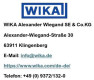 Hersteller: Wika